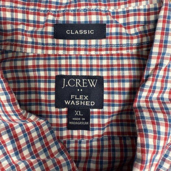 Men's J. CREW Classic Flex Washed Button Down Long‎ Sleeve Shirt | Size XL - Picture 4 of 7